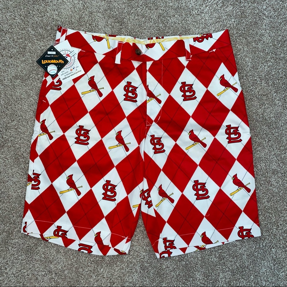 St. Louis Cardinals Loudmouth Golf Shorts